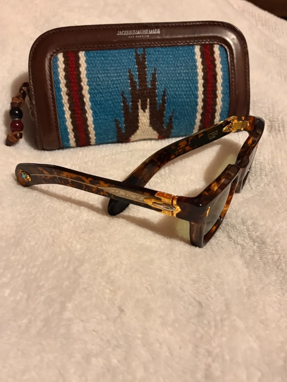 Jacques Marie Mage STERETT Last Frontier IV Argyle Sunglasses